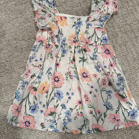 Floral Ruffle Spring Dress - Picture 2 of 6